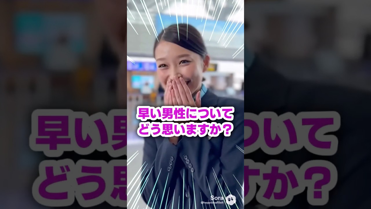 【速報】CA大下さんが笑いながら告白しました💦