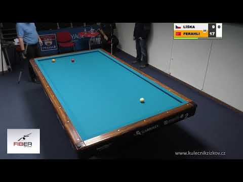 Czech league | 3-cushion | D1 | 3rd round | Engin Ferahli v Antonín Líška