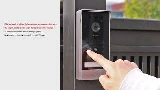 طقم جرس فيديو ذكي Ezviz موديل HP7-R400-1W2TFD (Pro)