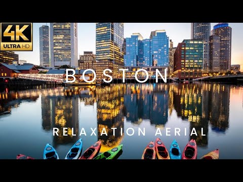 Boston 4k | Massachusetts, USA - Boston Aerial Drone