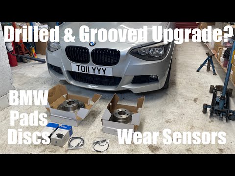 BMW Brake Pads & Discs - 1 2 3 4 Series - How To DIY (Drilled & Grooved Upgrade) F20 F22 F30 F32 F36
