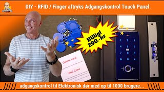 RFID / Finger aftryks Adgangskontrol Panel til Dør etc....