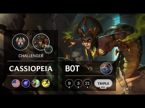 Cassiopeia Bot vs Yasuo - NA Challenger Patch 9.16