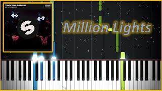 Tungevaag &amp; Raaban - Million Lights (Piano Cover + Sheets + MIDI)|Magic Hands