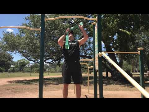 Strength band assisted pull-ups