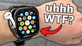 This TEMU Apple Watch has AIRPODS inside… 🤔