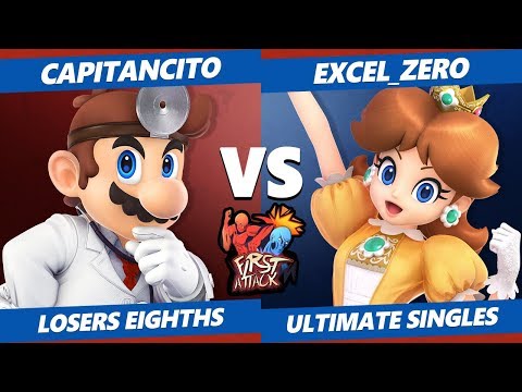First Attack 2019 SSBU - Capitancito (Wolf, Dr. Mario) Vs. IFF | Excel_Zero (Daisy) Ultimate L Top 8