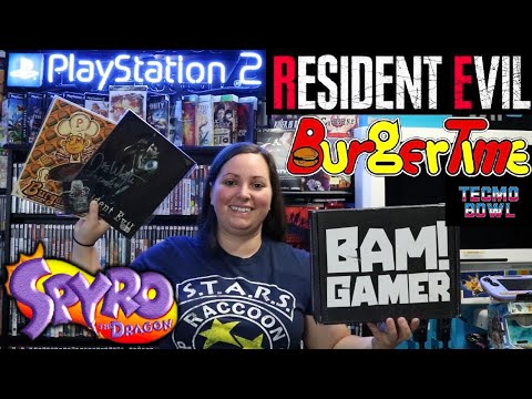 BAM GAMER BOX Unboxing - JULY 2021 (Resident Evil (x2), Burgertime, Spyro the Dragon, and More!)