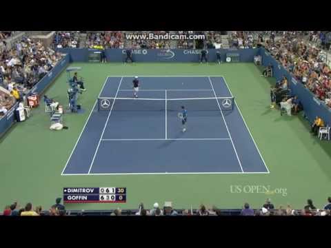Grigor Dimitrov vs David Goffin US Open 2014 R3 Highlights (HD)