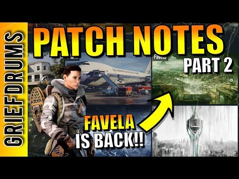 FAVELA IS BACK! Grim Sky Patch Notes Part 2: Rainbow Six Siege