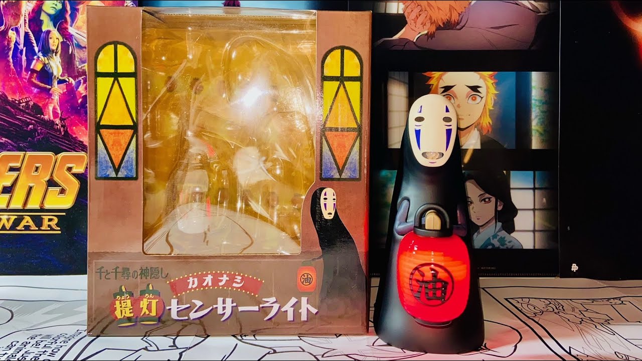 Benelic Studio Ghibli Spirited Away No Face Sensor Light Lantern Figure Review