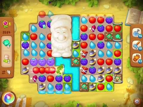 Gardenscapes Level 3584 With No Boosters - Undersea Adventure: Hourglass
