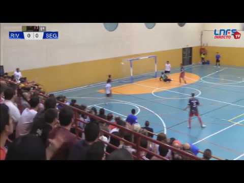 Gol Gaby (1-0) en el Rivas Futsal - Naturpellet Segovia. 2Div, J26
