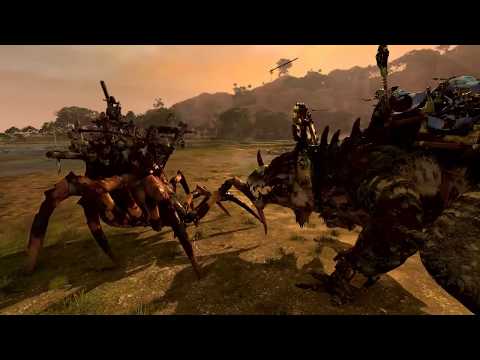 Arachnarok Spider VS Dread Saurian | The Hunter & The Beast | Total War: Warhammer 2