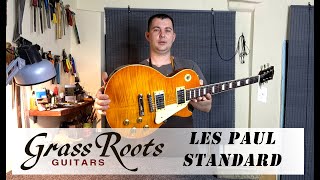 Video thumbnail for GrassRoots (by ESP) Les Paul Standard G-LP-60S, обзор электрогитары by Музыкальная Реанимация