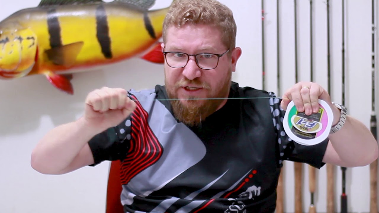 Tipos de Linha Monofilamento. Nylon, Fluorocarbon, Nylon com tratamento, Softs...