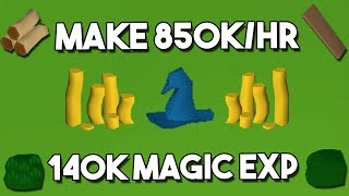 How to Make 850k/hr While Training Magic! - Oldschool Runescape Money Making Method! [OSRS]