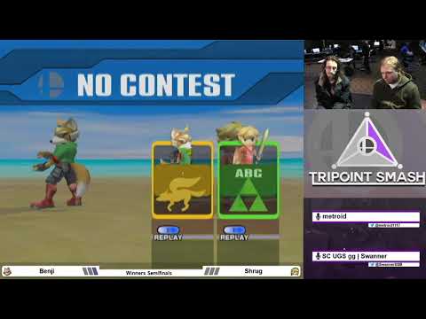 Benji (Falcon, Fox) vs Shrug (Toon Link) - Tripoint Smash 97 P+ Winners Semis