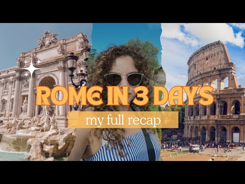 3 Days in Rome as a Solo Traveller 🇮🇹 | Colosseum, Vatican, Pasta & My Full Itinerary