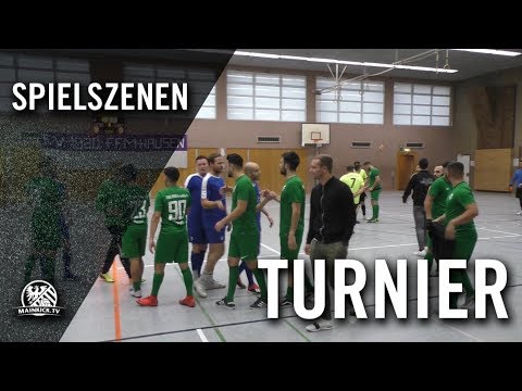 SC Blau-Weiss Frankfurt - TSG Niederrad (Halbfinale, Hallenturnier FV Hausen) | MAINKICK.TV