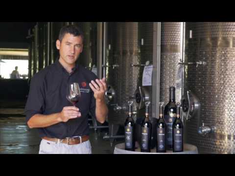 Tasting Pinotage at Aaldering Wines