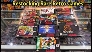Restocking Rare Retro Games All Day! NES, SNES, N64 & More