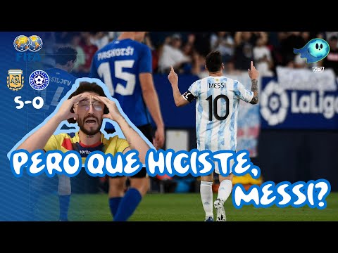 *REACCIÓN* MESSI hace 5 GOLES || ARGETINA 5-0 ESTONIA || Hincha Ecuatoriano Reacciona