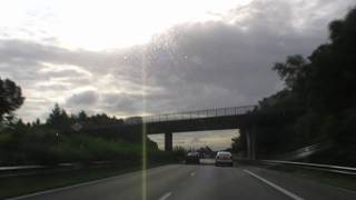 preview picture of video 'Driving Along The N12 Between Plouigneau & Plouégat Moysan, Brittany, France'