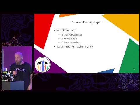 Video Thumbnail: 38C3 - BinDa, die flexible Anwesenheitserfassung für Schulen