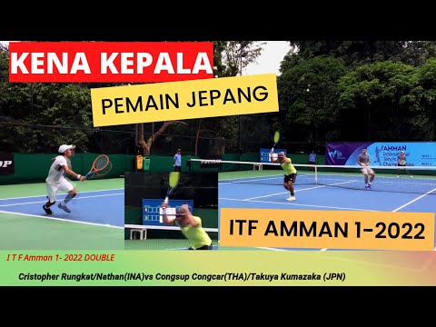ITF Amman 1-2022 Double |Cristopher Rungkat/Nathan(INA)vs Congsup Congcar(THA)/Takuya Kumazaka (JPN)