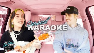 Justin Bieber and Billie Eilish Carpool Karaoke