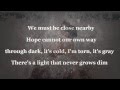 Anberlin - Safe Here (Lyrics)