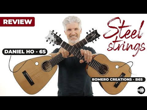 Romero Creations RC-DHo6-S-SM 6 Steel String Baritone Guitar/Guielele "RUI" image 7