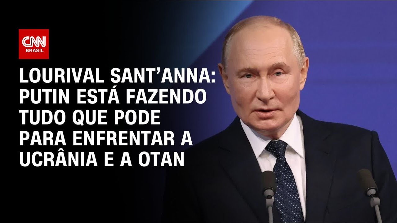 Lourival Sant’Anna: Putin está fazendo tudo que pode para enfrentar a Ucrânia e a Otan | CNN Prime T