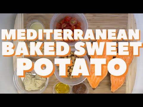 Mediterranean Baked Sweet Potatoes