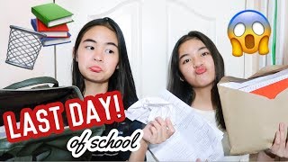 LAST DAY OF SCHOOL (Bag Raid) | Princess And Nicole