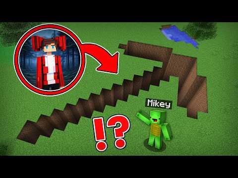 Who Found Siren Head JJ's BIGGEST Pickaxe in Minecraft - Maizen