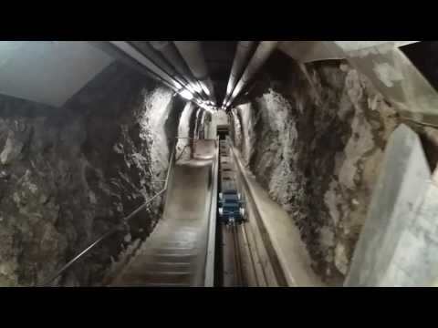 Standseilbahn 6442.01 Gersau Infanteriewerk Ober Nas Talfahrt Funicular