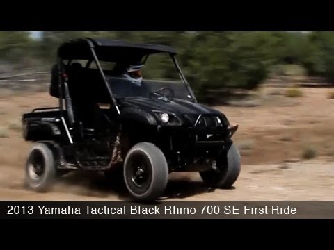 2013 Yamaha Rhino 700SE First Ride - MotoUSA
