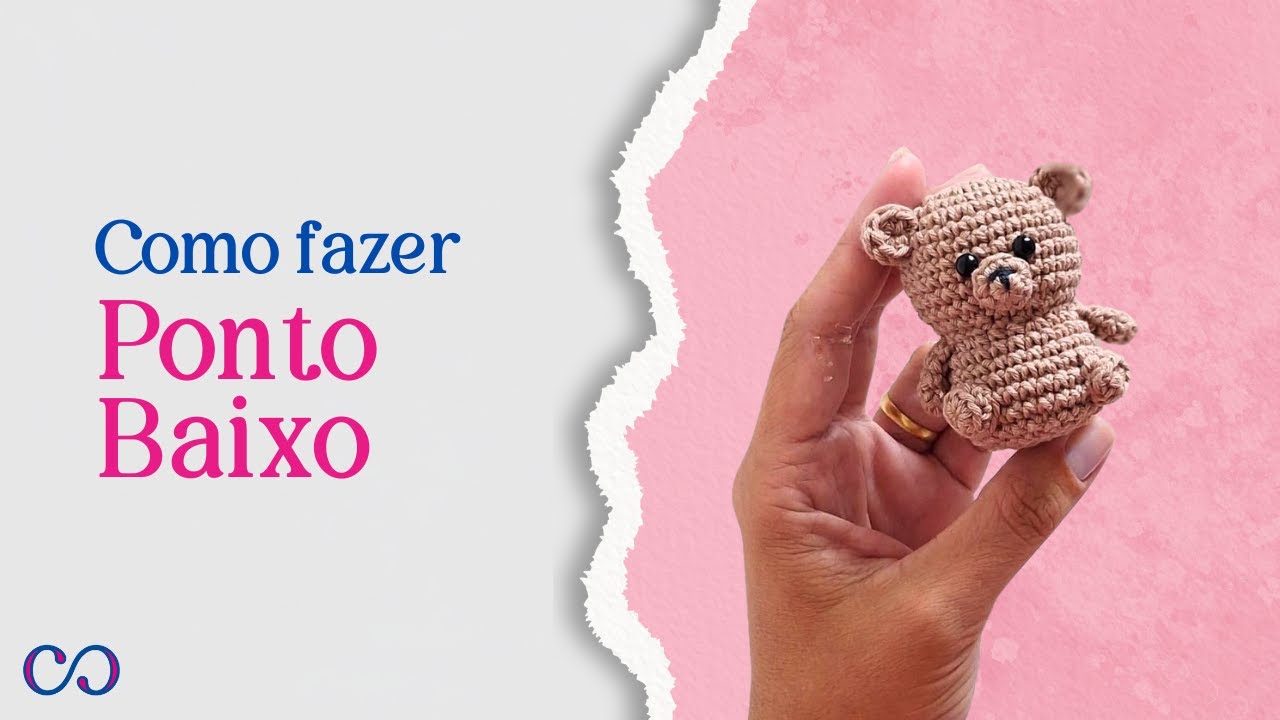 5. Aprenda a Fazer Ponto Baixo de Crochê Passo a Passo Fácil para Iniciantes em Amigurumi
