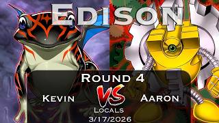 Yu-Gi-Oh! Frog OTK vs Machina Gadgets Edison Format Gameplay! at Card Addiction