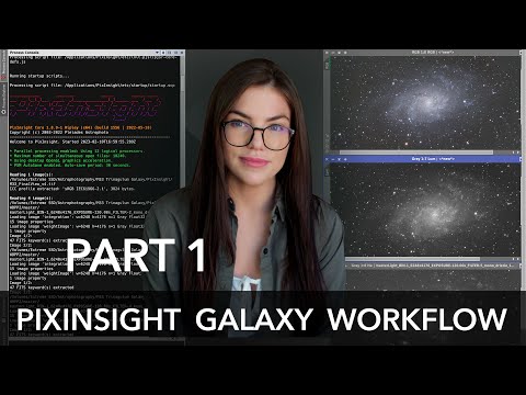 Astrophotography PixInsight Galaxy Data Workflow | Triangulum Galaxy | Pt 1