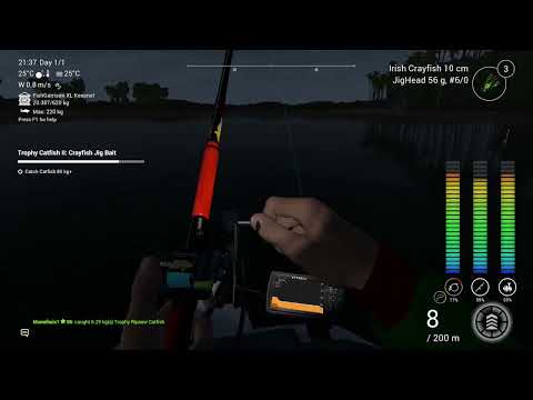 Fishing Planet - Trophy Catfish II - Crayfish Jig Bait - Amazonian Maze - Catfish 80+kg.