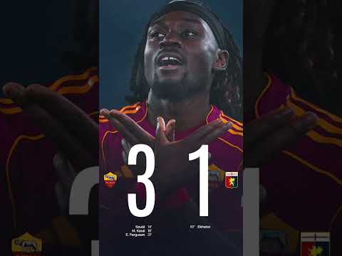 3-1 win to Roma Vs Genoa