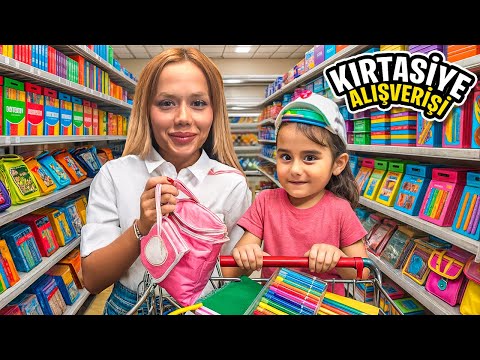 DEV KIRTASİYE ALIŞVERİŞİ ! 1. SINIFA BAŞLIYORUM !? | Gamze Karta Öykü Karta
