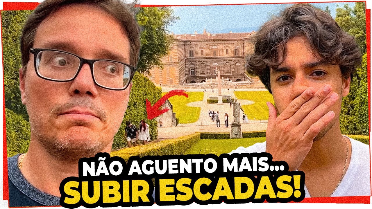 O MAIOR JARDIM DO MUNDO? EU NÃO AGUENTA MAIS SUBIR ESSAS ESCADAS AQUI NA ITÁLIA