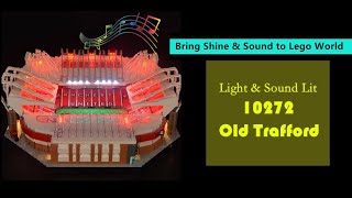Kyglaring Light Kit For Lego Old Trafford 10272 with muti sounds built in