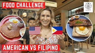 Ultimate Food Face-Off: Expat Family Takes on American vs. Filipino Cuisine Challenge!