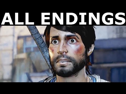 The Walking Dead Episode 5 ALL ENDINGS - Help Kate Save Richmond Or Go After Gabe & David