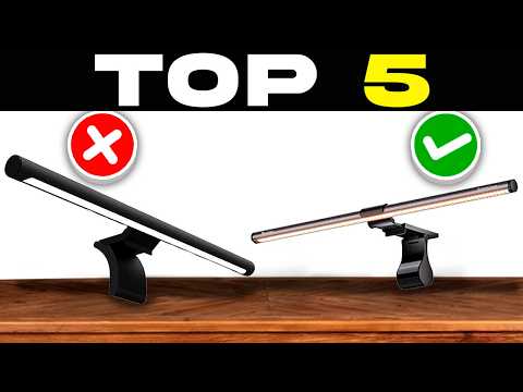 ✅ TOP 5 BEST MONITOR LIGHT BARS 2025 | BENQ SCREENBAR HALO vs XIAOMI MI